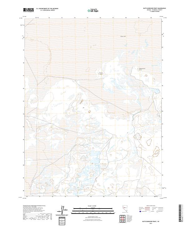 USGS Topographic Map – Battleground Point