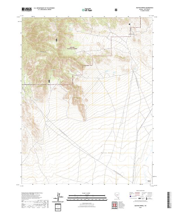 USGS Topographic Map – Baxter Spring