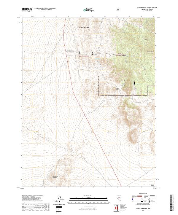 USGS Topographic Map – Baxter Spring NW