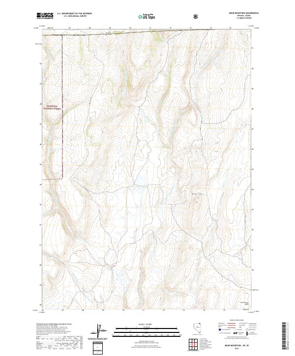 2021 Map of Bear Mountain, 2021 Print