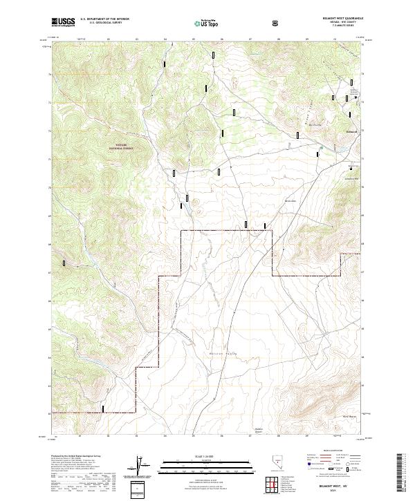 USGS Topographic Map – Belmont West