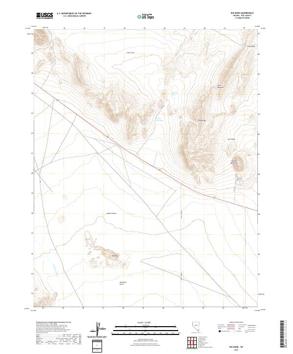 USGS Topographic Map – Big Dune