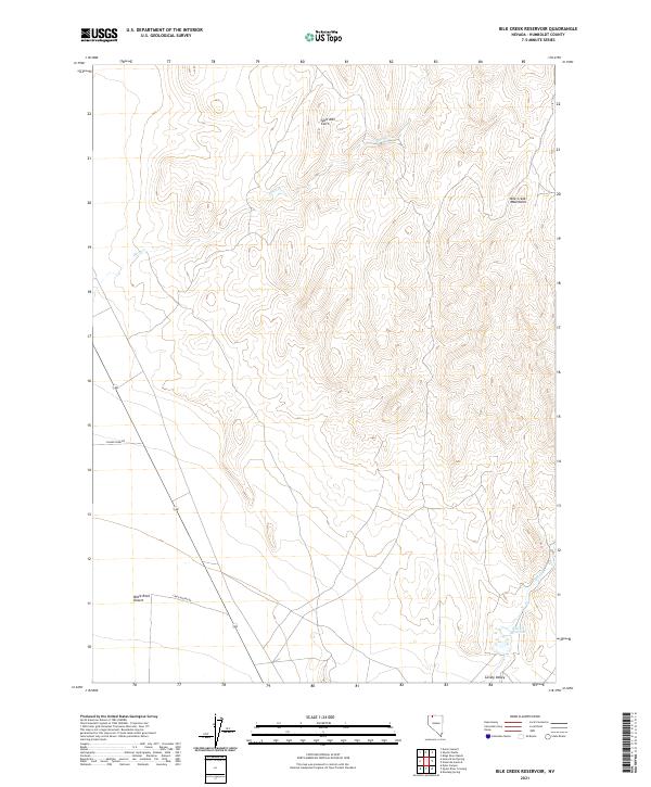 USGS Topographic Map – Bilk Creek Reservoir