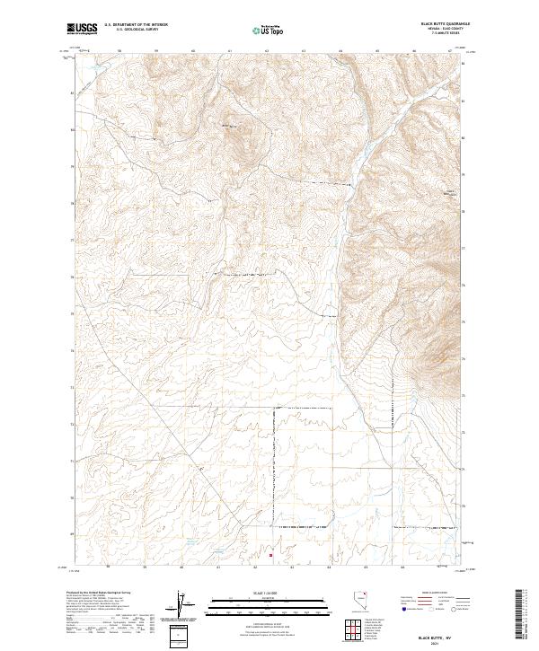 USGS Topographic Map – Black Butte