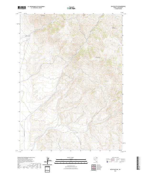 USGS Topographic Map – Black Butte NE