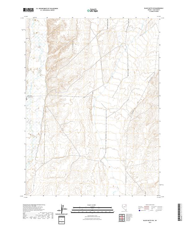 USGS Topographic Map – Black Butte SW