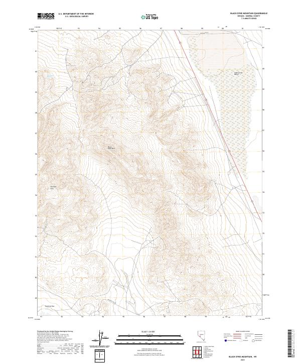 USGS Topographic Map – Black Dyke Mountain
