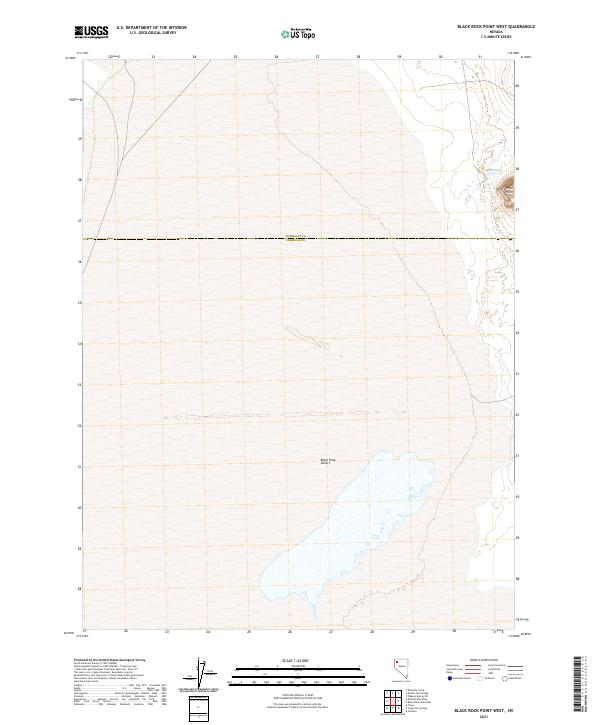 USGS Topographic Map – Black Rock Point West