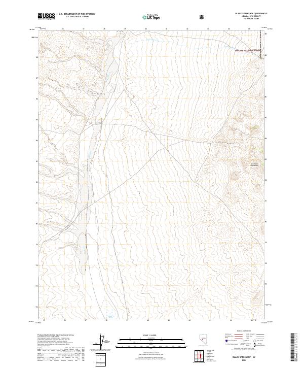 USGS Topographic Map – Black Spring NW
