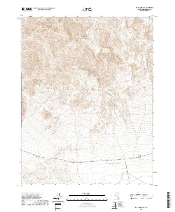 USGS Topographic Map – Blair Junction
