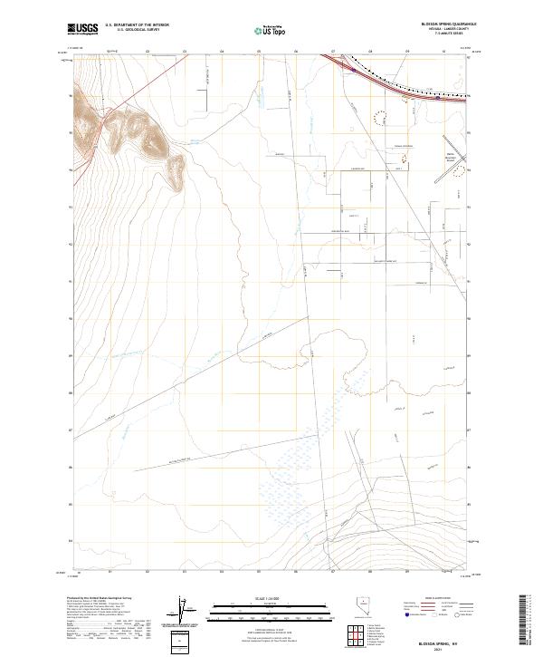USGS Topographic Map – Blossom Spring