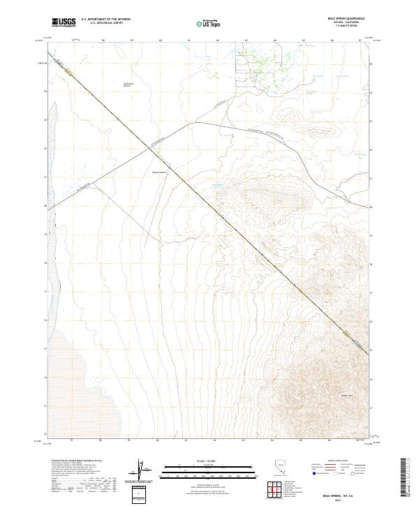 USGS Topographic Map – Bole Spring