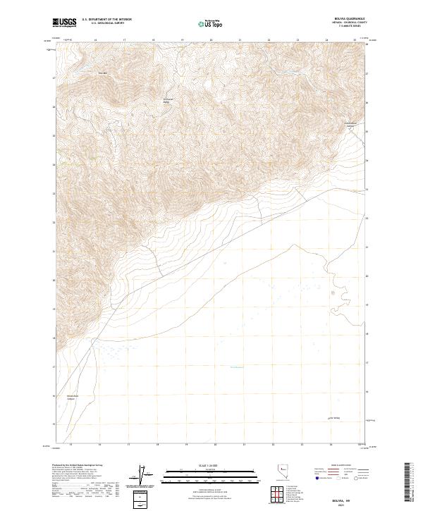 USGS Topographic Map – Bolivia