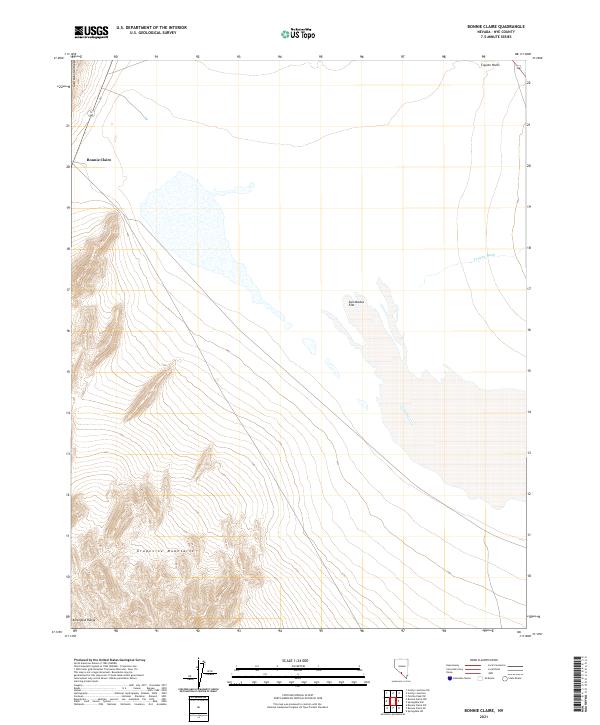 USGS Topographic Map – Bonnie Claire