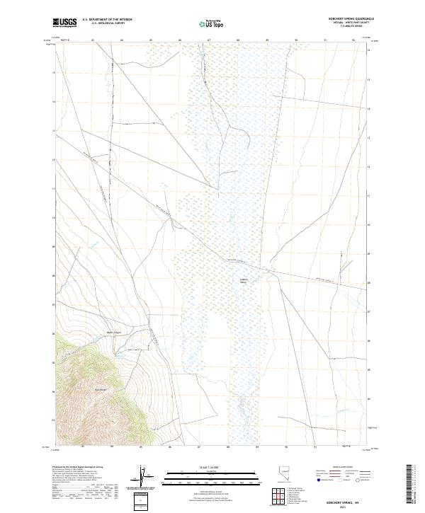 USGS Topographic Map – Borchert Spring