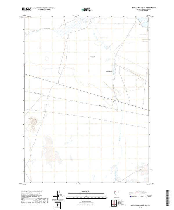 USGS Topographic Map – Bottle Creek Slough NW