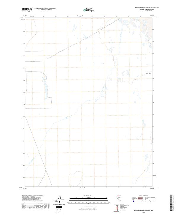 USGS Topographic Map – Bottle Creek Slough SW