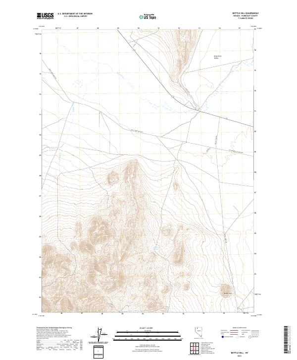 USGS Topographic Map – Bottle Hill