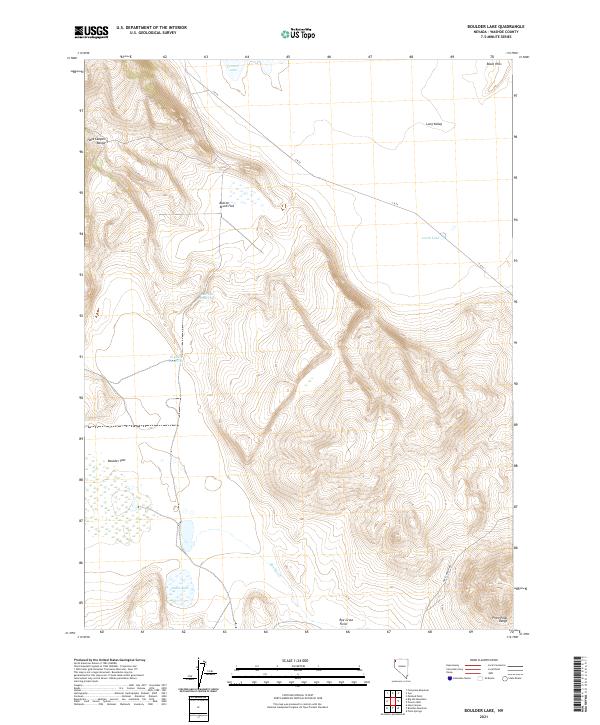USGS Topographic Map – Boulder Lake