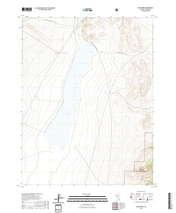 USGS Topographic Map – Box Spring