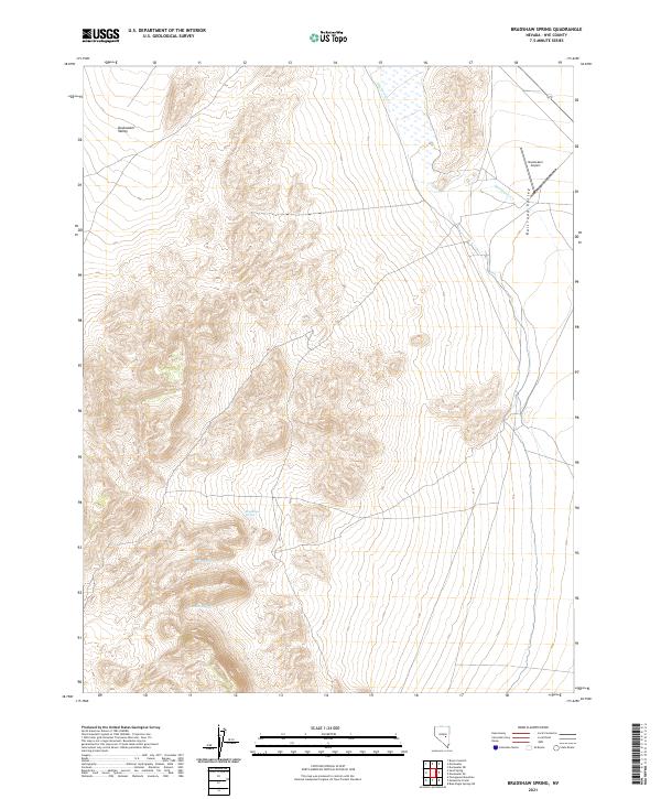 USGS Topographic Map – Bradshaw Spring