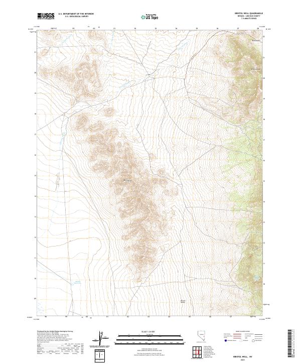 USGS Topographic Map – Bristol Well