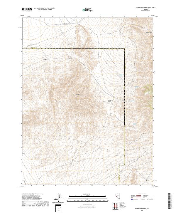 USGS Topographic Map – Buckbrush Spring