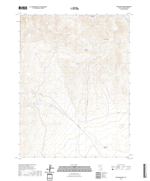 USGS Topographic Map – Buckhorn Mine