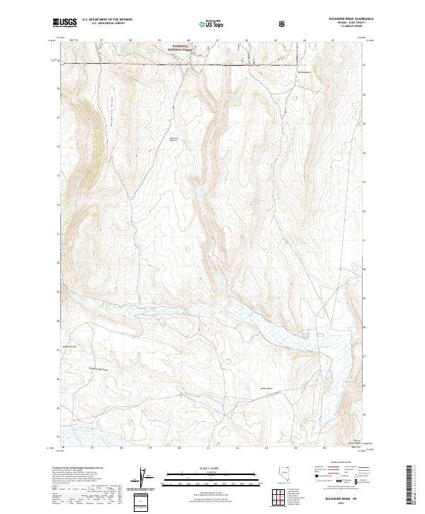 USGS Topographic Map – Buckhorn Ridge