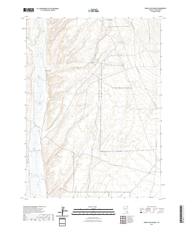 USGS Topographic Map – Buena Vista Ranch