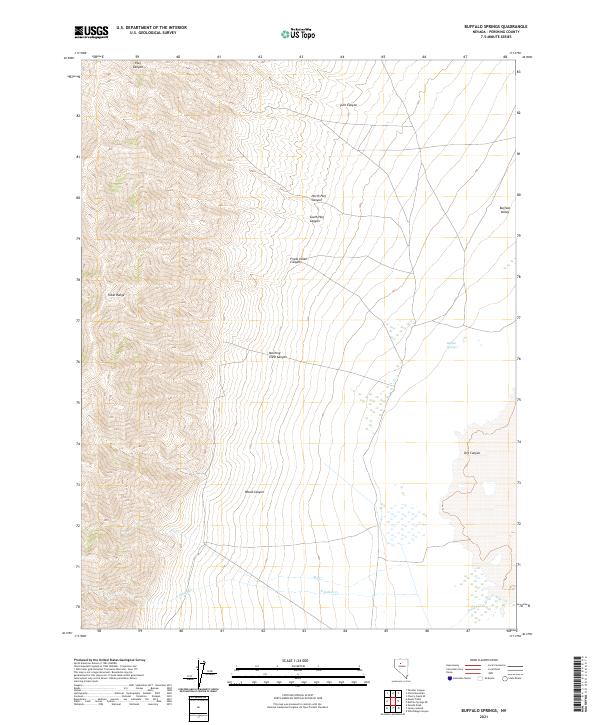 USGS Topographic Map – Buffalo Springs