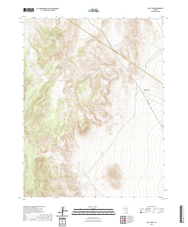 USGS Topographic Map – Bull Fork