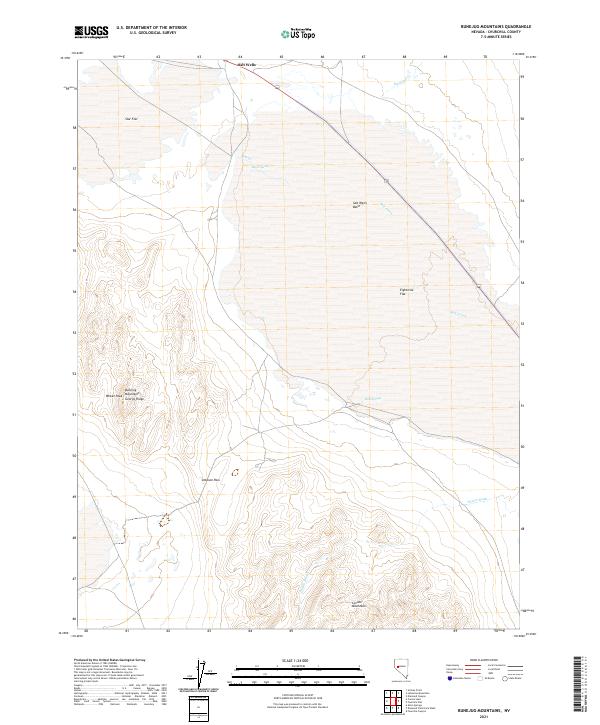 USGS Topographic Map – Bunejug Mountains