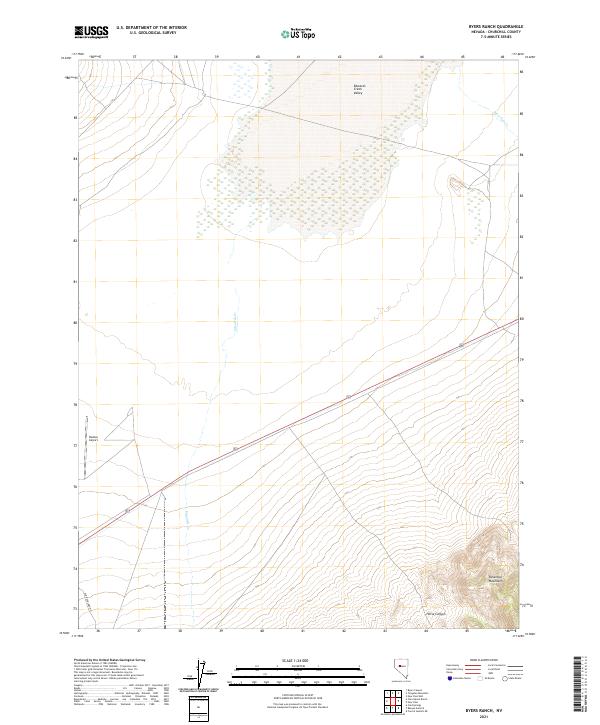 USGS Topographic Map – Byers Ranch