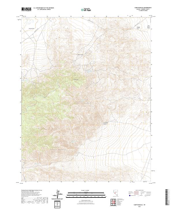 USGS Topographic Map – Camp Douglas