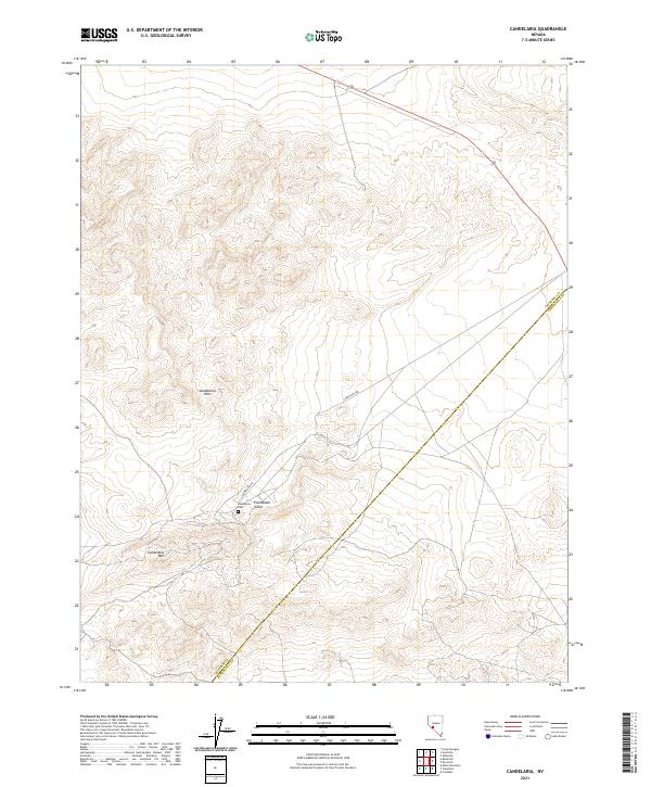 USGS Topographic Map – Candelaria