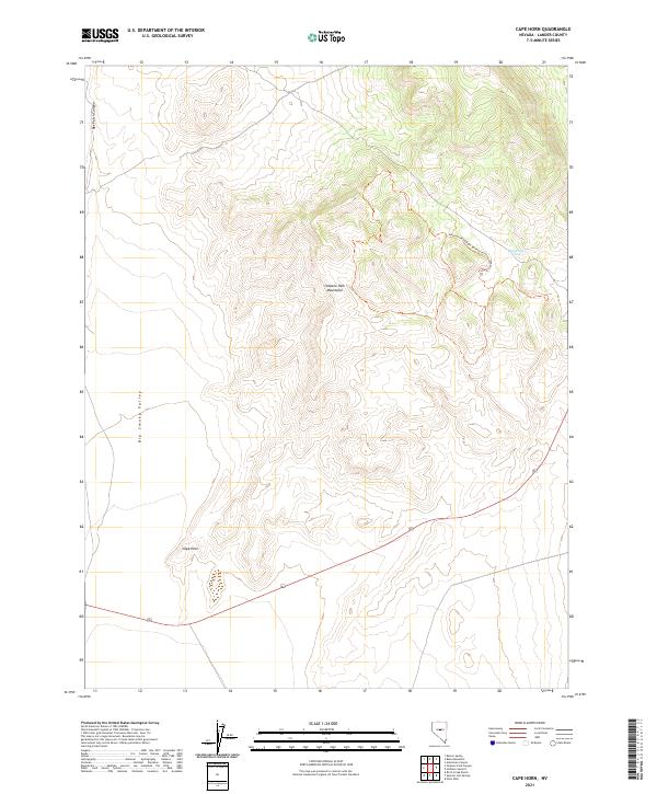 USGS Topographic Map – Cape Horn