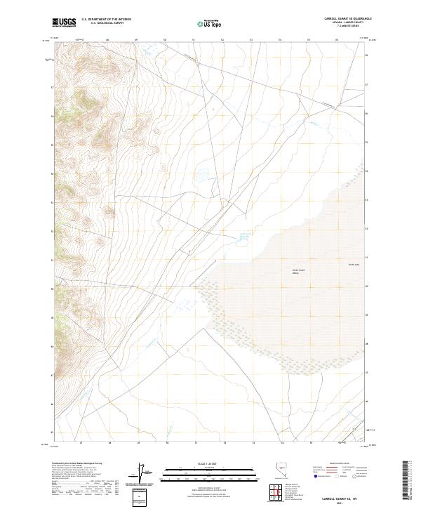 USGS Topographic Map – Carroll Summit SE