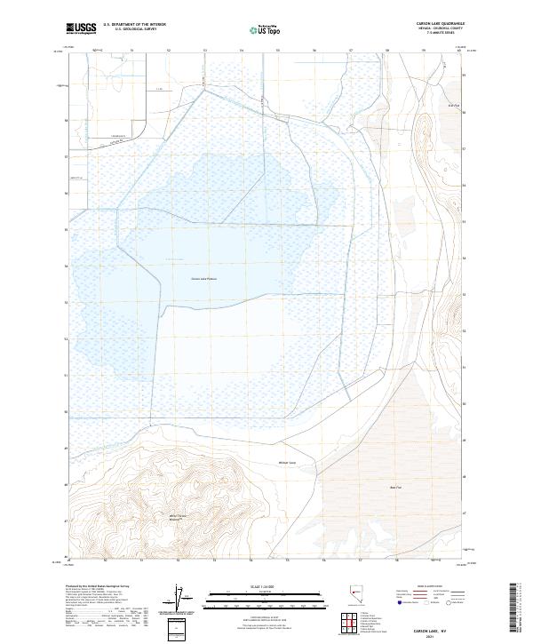 USGS Topographic Map – Carson Lake