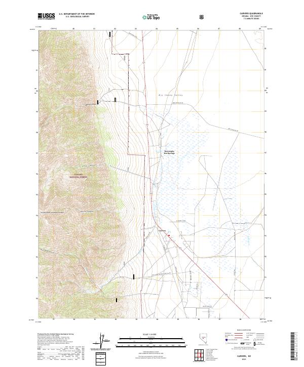 USGS Topographic Map – Carvers