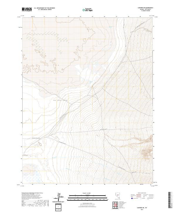 USGS Topographic Map – Carvers NE