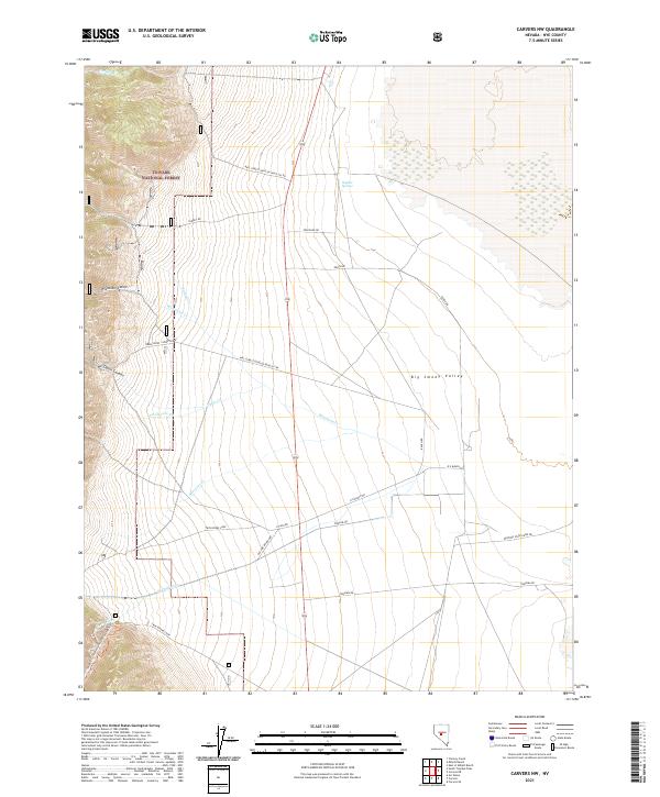 USGS Topographic Map – Carvers NW