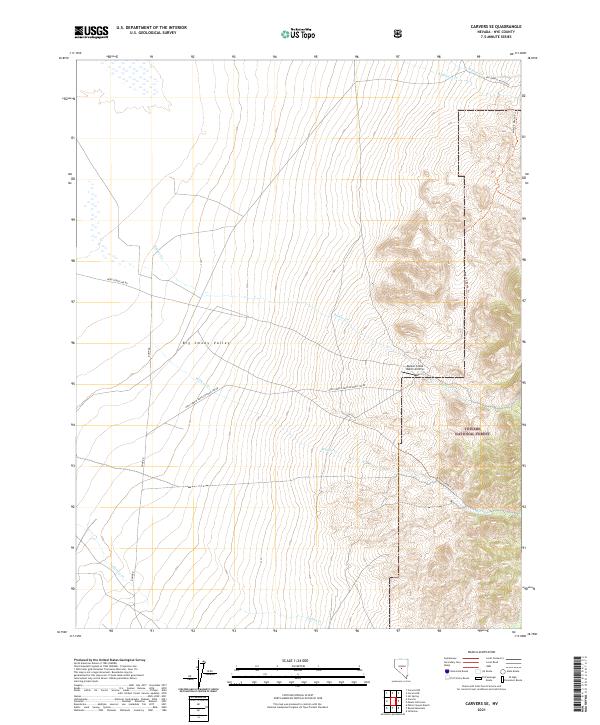 USGS Topographic Map – Carvers SE