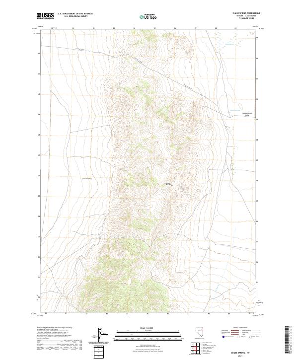 USGS Topographic Map – Chase Spring