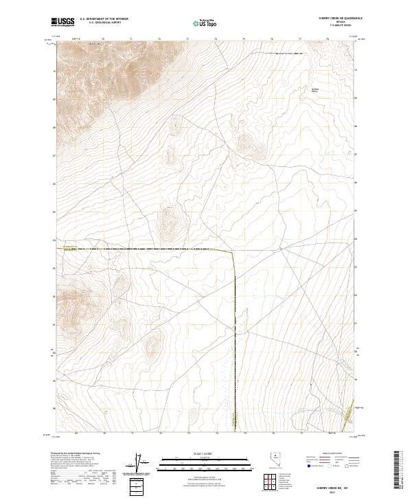 USGS Topographic Map – Cherry Creek NE