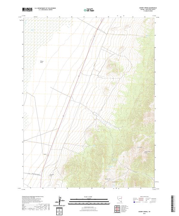 USGS Topographic Map – Cherry Spring