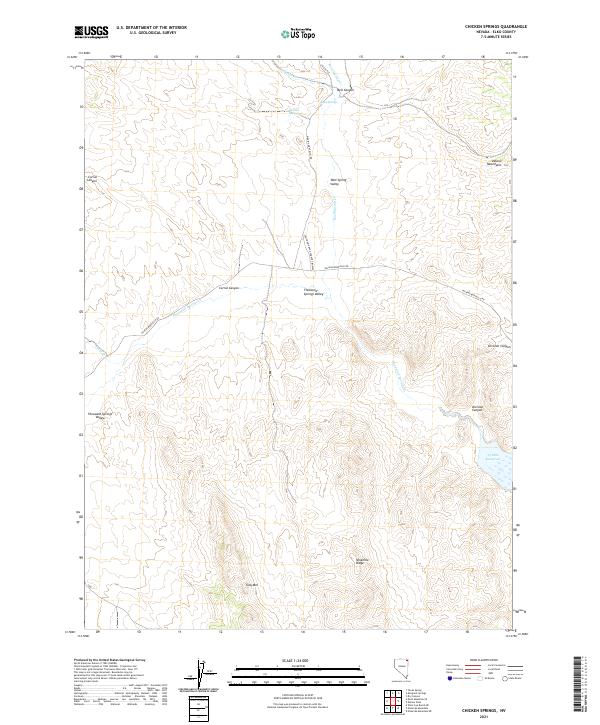 USGS Topographic Map – Chicken Springs