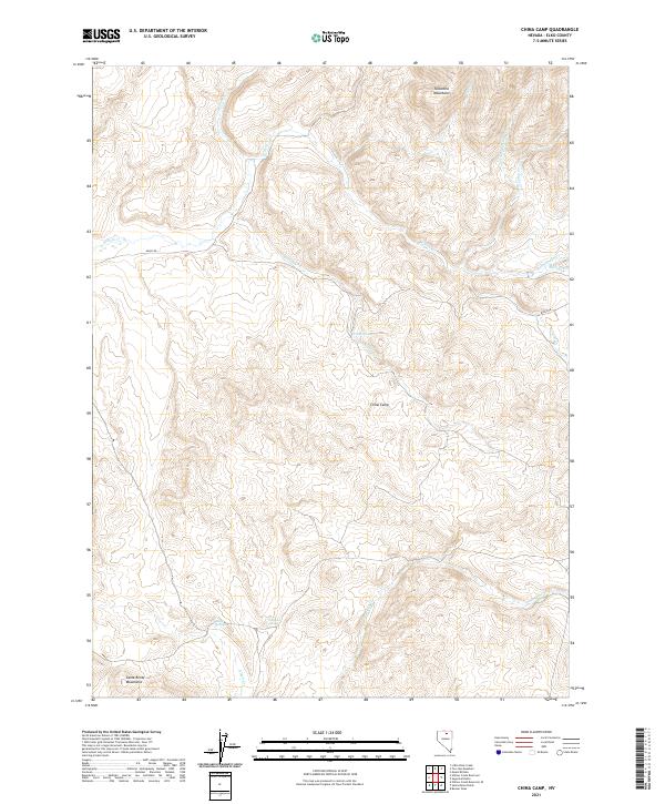 USGS Topographic Map – China Camp