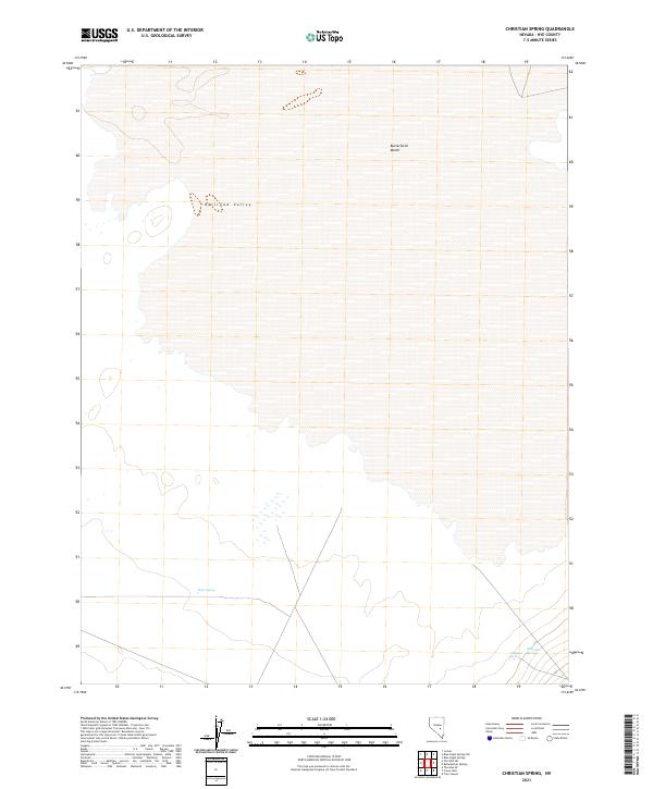 USGS Topographic Map – Christian Spring
