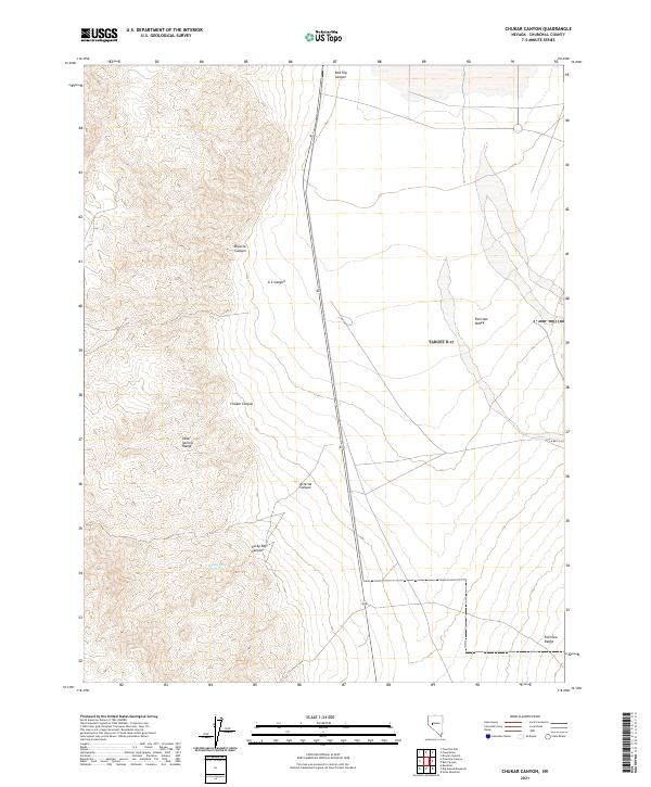 USGS Topographic Map – Chukar Canyon